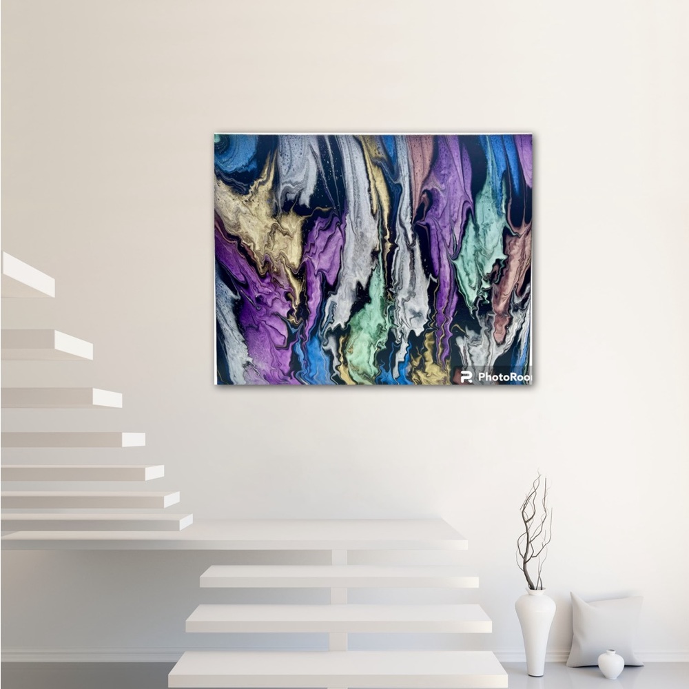 Homemade Acrylic Fluid Art